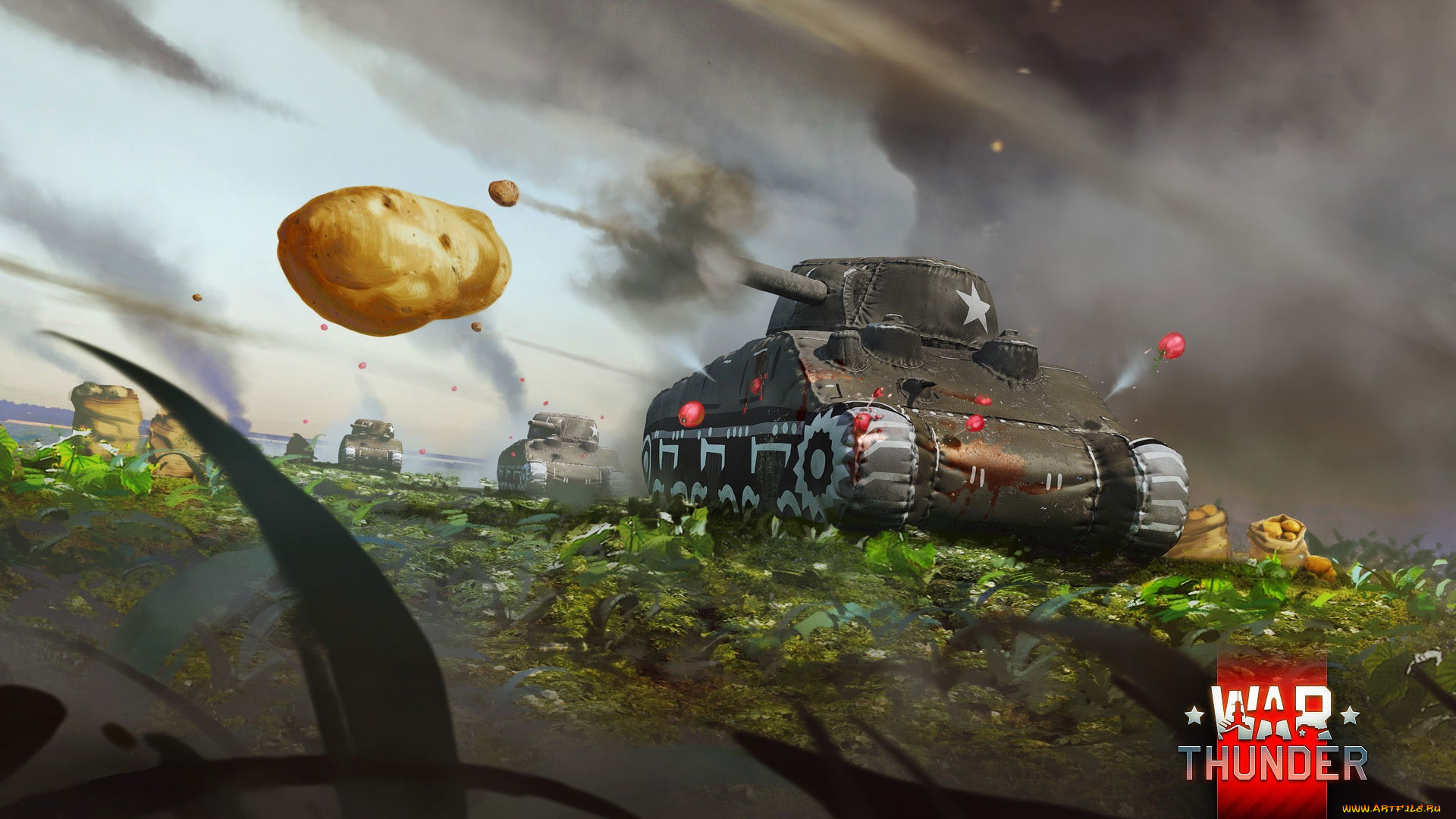 War Thunder картофельные танки